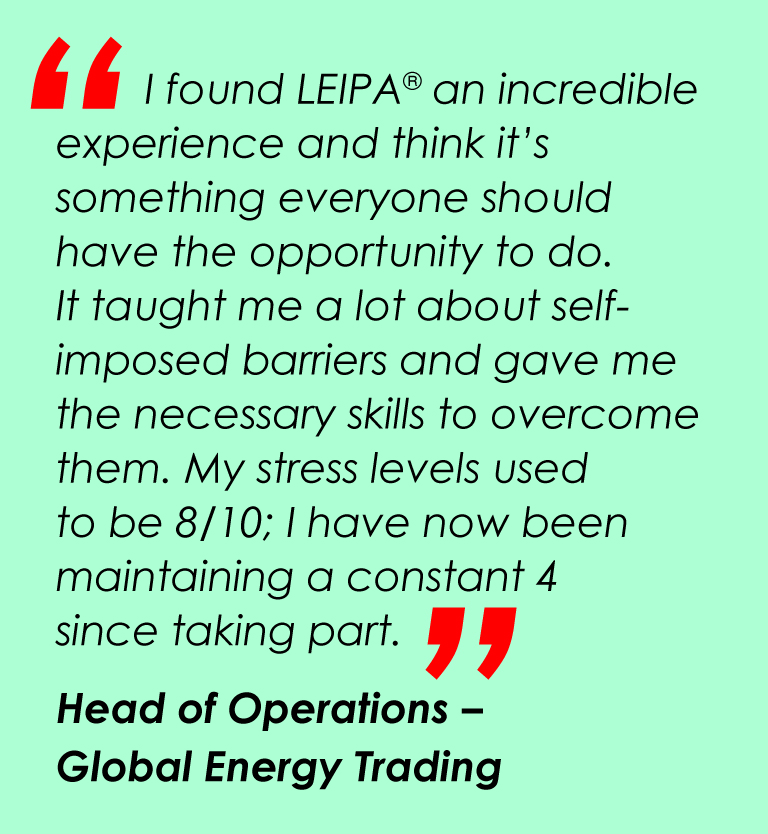 LEIPA testimonial